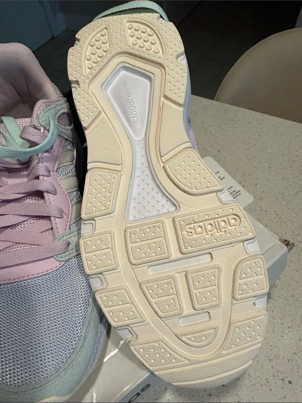 adidas Women's Lilac Pink & Mint Pastel Runner Sneakers